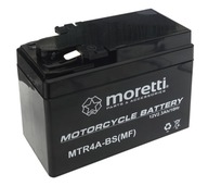 Moretti AGM batéria 12V 2,3 Ah MTR4A-BS Derbi Honda SFX SH SJ SXR SZX 50 Moretti AGM batéria 12V 2,3 Ah MTR4A-BS Derbi Honda SFX SH SJ SXR SZX 50