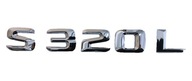 NÁPIS ZADNÉ VEČKO MERCEDES W220 W221 W222 W140 S320L NÁPIS ZADNÉ VEČKO MERCEDES W220 W221 W222 W140 S320L