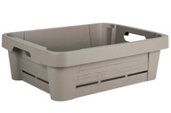 Ozdobná truhlica 25L, sivohnedá - taupe Ozdobná truhlica 25L, sivohnedá - taupe