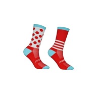 Madani: Unisex cyklistické ponožky, veľkosti 39-46, červené