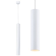 Ozdobná trubicová závesná lampa 30cm LED 8W biela