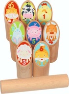 Hra Viking Kubb v bavlnenej taške Goki 4+