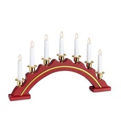 Adventný svietnik Celine 704769 LED červené drevo Adventný svietnik Celine 704769 LED červené drevo