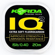 Fluorocarbon Leader Material Korda IQ2 Extra Soft Hooklink 20 m 12 lb