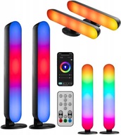 RGB LED GAMING stolová stojaca lampa, 2 ks. SMART diaľkové ovládanie Ambient Lamp RGB LED GAMING stolová stojaca lampa, 2 ks. SMART diaľkové ovládanie Ambient Lamp