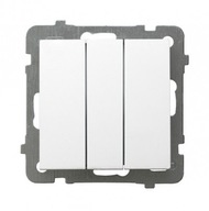 AS ŁP-24G/m/00 - trojitý zapínací kontaktný spínač AS ŁP-24G/m/00 - trojitý zapínací kontaktný spínač