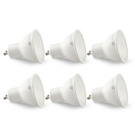 Sada 6x LED žiaroviek GU10 5W, teplá biela, 400lm Sada 6x LED žiaroviek GU10 5W, teplá biela, 400lm