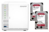 Súborový server QNAP TS-364-4G NAS + 2x 6TB WD Red
