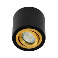 POVRCHOVÁ LAMPA ČIERNA MR16 GU10 ZLATÁ TRUBKA POVRCHOVÁ LAMPA ČIERNA MR16 GU10 ZLATÁ TRUBKA