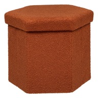 Bouclé HEXA kocka taštička s úložným priestorom 46x40x38cm Bouclé HEXA kocka taštička s úložným priestorom 46x40x38cm