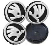 Sada 4 ks stredových krytiek SKODA, logo ráfika, 56MM Sada 4 ks stredových krytiek SKODA, logo ráfika, 56MM