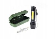 CREE Q5 ZOOM USB TAKTICKÁ MINI BATERKA NABÍJAteľná CREE Q5 ZOOM USB TAKTICKÁ MINI BATERKA NABÍJAteľná