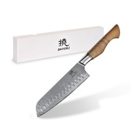 Nôž z damaškovej ocele Shiori Santoku