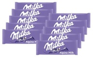 MLIEČNA ČOKOLÁDA Alpejskie Mleko 10 x 100g