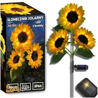 SOLÁRNA ZÁHRADNÁ LAMPA LED slnečnica 80cm umelé kvety Solárne svetlá SOLÁRNA ZÁHRADNÁ LAMPA LED slnečnica 80cm umelé kvety Solárne svetlá