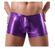 SEXY PÁNSKE FIALOVÉ VINYL BOXERKY VINYL M SEXY PÁNSKE FIALOVÉ VINYL BOXERKY VINYL M