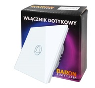 ZVONOVÝ SPÍNAČ ZVONKU DOTYKOVÉ SKLO BIELA LED ZVONOVÝ SPÍNAČ ZVONKU DOTYKOVÉ SKLO BIELA LED