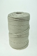 Macrame bavlnená šnúrka 3mm x 200m béžová MACRAME