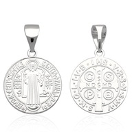 Medaila sv. Benedikta v striebre .925