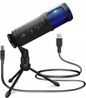 USB LED štúdiový statívový mikrofón k počítaču USB LED štúdiový statívový mikrofón k počítaču