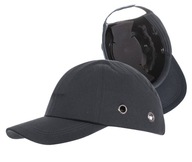 Ochranná čiapka, vystužená, čierna prilba s priezorom
