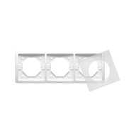 Simon Basic biely - 3-dielny rám IP44 BMR3B Simon Basic biely - 3-dielny rám IP44 BMR3B
