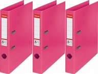 VIAZAČ A4 50mm S PÁKOU na 350 listov Esselte No.1 Power FUCHSIA x3 VIAZAČ A4 50mm S PÁKOU na 350 listov Esselte No.1 Power FUCHSIA x3
