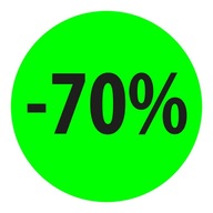 Zľavové nálepky -70% 20mm Zľavové nálepky -70% 20mm
