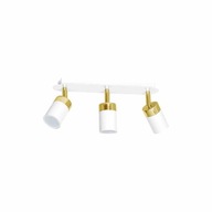 Stropné svietidlo JOKER WHITE/GOLD 3xGU10 Stropné svietidlo JOKER WHITE/GOLD 3xGU10