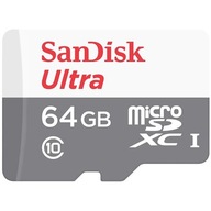 SanDisk Ultra microSDXC karta 64GB 100MB/s C10 SanDisk Ultra microSDXC karta 64GB 100MB/s C10