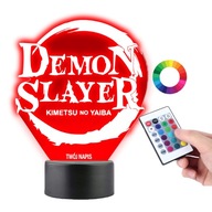 Demon Slayer 16 farebná LED nočná lampa PLEXIDO Demon Slayer 16 farebná LED nočná lampa PLEXIDO
