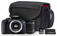 Fotoaparát CANON EOS 2000D + EF-S 18-55 mm + taška + 16 GB