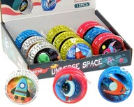 Jojo yoyo svietiace LED vesmírna ufo vesmírna loď sada 12ks 8j Jojo yoyo svietiace LED vesmírna ufo vesmírna loď sada 12ks 8j