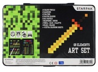 Umelecká súprava Pixel Gamer 68 pasteliek pre minecraft