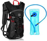 Ľahký športový cyklistický batoh 5 l + vak na vodu 1,5 l
