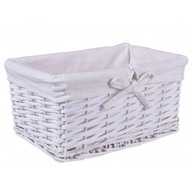 Prútený košík 30x20x15 - biely Prútený košík 30x20x15 - biely