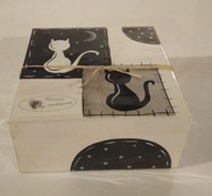 Krabička, ručne maľovaná drevená rakva