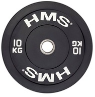 HMS olympijská doska na činku, pogumovaný tréningový nárazník, 10 kg HMS olympijská doska na činku, pogumovaný tréningový nárazník, 10 kg