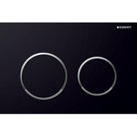 Geberit Omega20 WC splachovacie tlačidlo, čierne