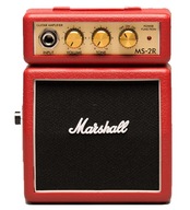 MARSHALL MS2 ČERVENÝ GITAROVÝ ZOSILŇOVAČ MOBILNÉ KOMBO PRE ELEKTRICKÚ GITARRU