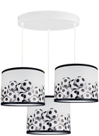 LUSTRE, STROPNÉ ZÁSADNÉ LAMPY DO DETSKEJ IZBY, GULE, 3 LED TIIETO, GUĽA LUSTRE, STROPNÉ ZÁSADNÉ LAMPY DO DETSKEJ IZBY, GULE, 3 LED TIIETO, GUĽA