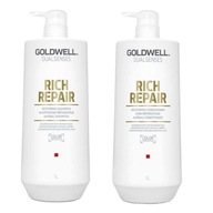 Šampón a kondicionér na rekonštrukciu vlasov Goldwell 2x1000ml