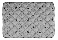 Podložka do pelechu pre psa 100x70 cm, nepremokavá, moderný vzor, čierna Podložka do pelechu pre psa 100x70 cm, nepremokavá, moderný vzor, čierna