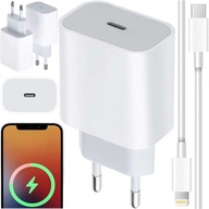 RÝCHLA NABÍJAČKA USB C 20W + BLESKOVÝ KÁBEL PRE IPHONE 12 13 14 PRO MAX PLUS RÝCHLA NABÍJAČKA USB C 20W + BLESKOVÝ KÁBEL PRE IPHONE 12 13 14 PRO MAX PLUS