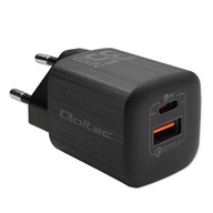 Qoltec 35W GaN ULTRA nástenná nabíjačka (čierna) Qoltec 35W GaN ULTRA nástenná nabíjačka (čierna)