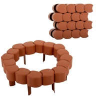 Záhrada Palisade Midi Terracotta 2,1 m Hraničný plot Záhrada Palisade Midi Terracotta 2,1 m Hraničný plot