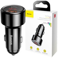 BASEUS VÝKONNÁ NABÍJAČKA DO AUTOAUTÁ USB USB-C PD QC 45W BASEUS VÝKONNÁ NABÍJAČKA DO AUTOAUTÁ USB USB-C PD QC 45W