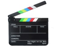 FILMOVÁ KLAPKA 30x25cm / Farebná / na fixky FILMOVÁ KLAPKA 30x25cm / Farebná / na fixky