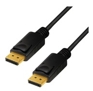Kábel DisplayPort 1.4 8K 3 m čierny, DP-DP M/M Kábel DisplayPort 1.4 8K 3 m čierny, DP-DP M/M