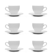 LIKE PAULA 6x ŠÁLKA ESPRESSO 70 ML + podšálka